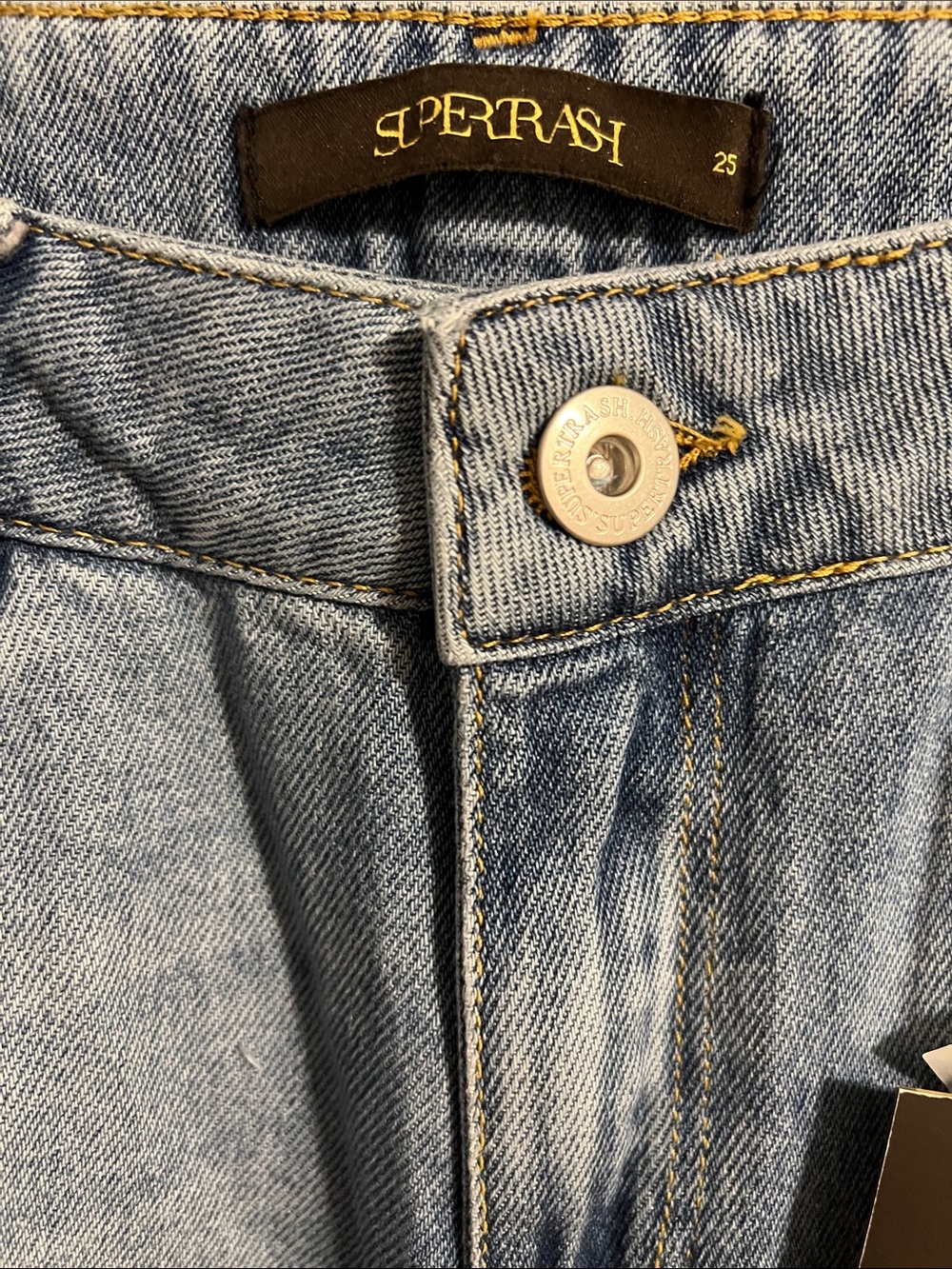 SUPERTRASH Destroyed Denim Jeans - Picture 3 of 8